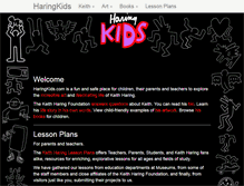 Tablet Screenshot of haringkids.com